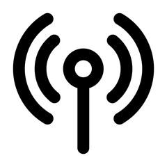 Vector communication icon in line and minimalist style. Designed for user interfaces, music applications. This SVG icon is fully scalable. A perfect addition to modern digital audio environments.