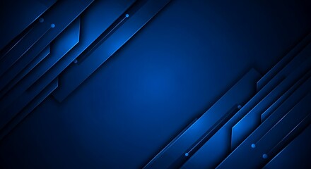 Abstract Blue Geometric Background: Diagonal Lines and Shapes for Modern Designs