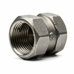 Compression Coupling: Metal Pipe Fitting - Detailed Product Shot