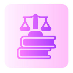 law book gradient icon