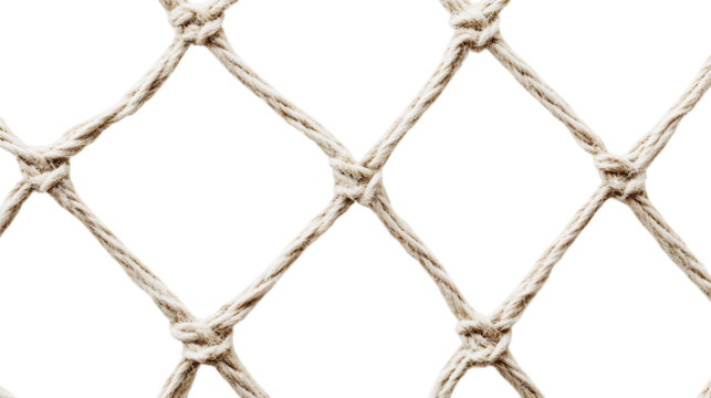 A high-resolution image of a single thread net, centered in the frame, white background --ar 16:9
