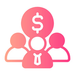 investor gradient icon