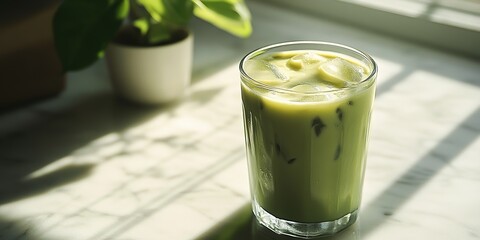 Refreshing Iced Matcha Latte Perfect Summer Drink Recipe