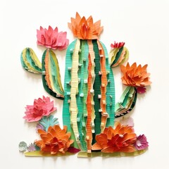 Chin Cactus art cactus craft.