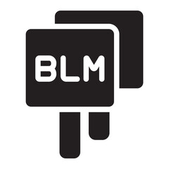 blm glyph icon