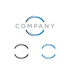 circle sphere logo, A semicircular graphic element with several curved lines in a gradient blue from dark to light, giving a dynamic and modern impression.