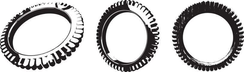 tyre vector silhouette © MarvGraphics
