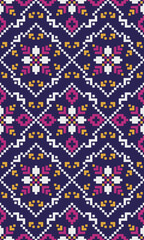 Seamless Pixel Art Fabric Pattern with Modern Geometric Design and Abstract Color Blocks for Contemporary Textile Projects and Digital Inspired Home Decor
