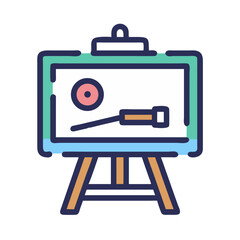 Design & Drawing Tools icon set  computer programs, process production, perception, explore ideas and designers.