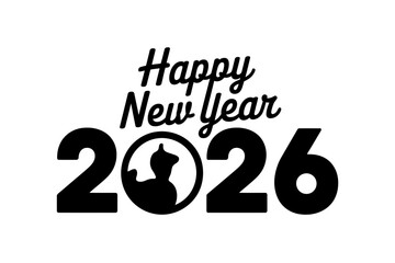 Happy new year 2026 celebration holiday greeting