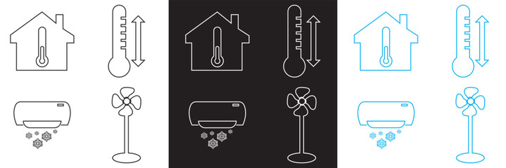 Air conditioning  icon.  Vector for Air conditioner, fan, wind, cooling  air cleaner, climate control etc. Vector for websites, mobile interfaces, presentations, banner, visual branding etc. EPS 10