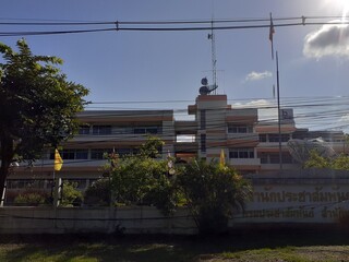 Residential buildings in urban areas