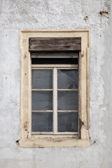Old window in the building