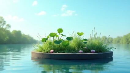 boat on the lake