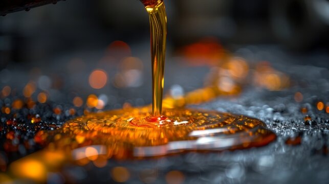 A mesmerizing stream of liquid gold oozes across a dark metallic surface, embodying themes of luxury, elegance, and raw natural beauty.