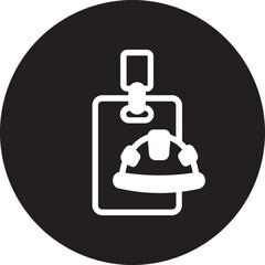 id card glyph icon
