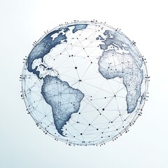 Global network connection visualization