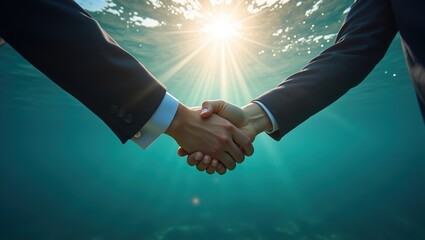 handshake between two businessmen