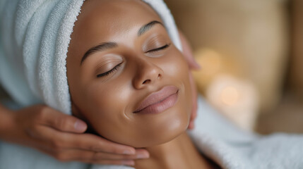 A relaxing facial massage experience at a tranquil spa