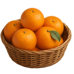 Oranges in Basket