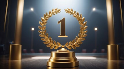 gold trophy cup