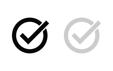 Check Mark Icon editable vector.