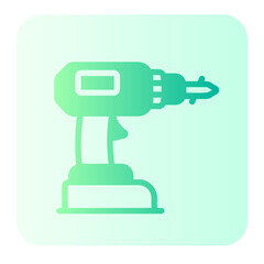 hand drill gradient icon