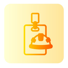 id card gradient icon