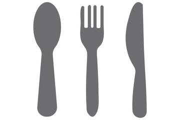 spoon and fork icon vector. spoon, fork and knife icon vector. restaurant icon