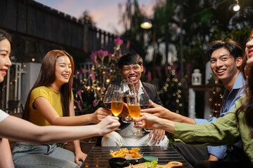 food and Drink, wine red and for a friendly, in a bar or a restaurant 