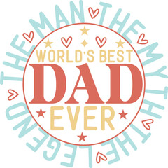Dad SVG, Dad Gift Split Monogram SVG
