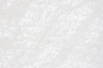 Plastic Bubble Wrap Texture on Transparent Background