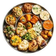 Indian Food Dessert Plate