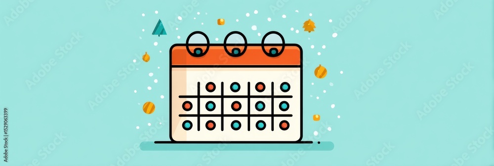 Aufkleber create a joyful calendar to enhance your daily happiness and well-being throughout the year by focus