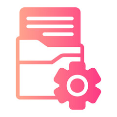 document gradient icon