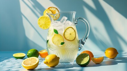 still life with lemon and lime