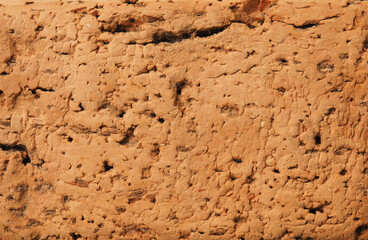 Close up of the texture of cork using as background or header