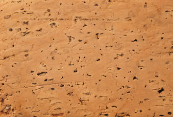 Close up of the texture of cork using as background or header