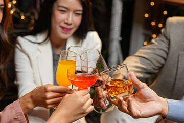 food and Drink, wine red and for a friendly, in a bar or a restaurant 
