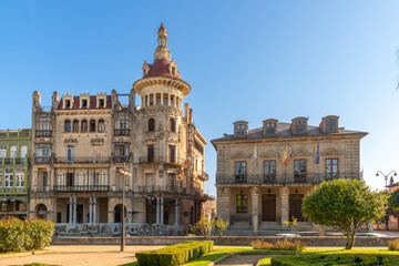 City Hall of Ribadeo showcases stunning architecture in sunny Spain