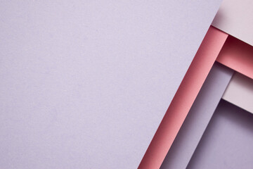Two tone violet and light pink 3d simple background, copy space