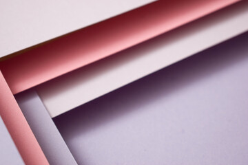 Two tone violet and light pink background, copy space