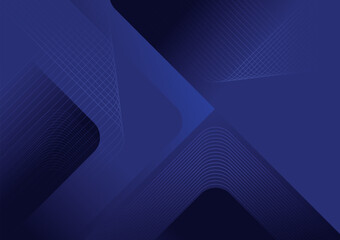 Abstract blue background banner abstract geometric pattern with dark blue shades and subtle lines creating modern background design. suitable