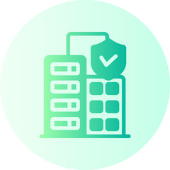 secure gradient icon