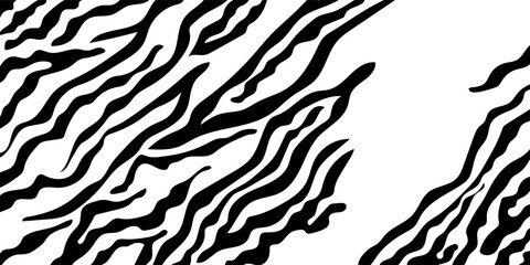 zebra skin texture seamless pattern. zebra pattern, Stripes Seamless Pattern. skin pattern.