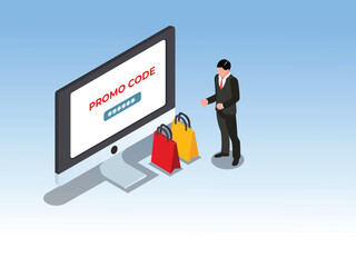 Online Shopping Promotion: Entering Promo Code for Discounts