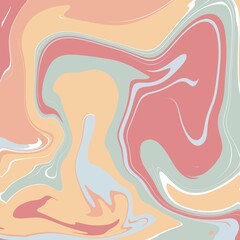 abstract Illustration red yellow and green