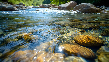 Gulf of Finland, coastal view. Beach landscape photo featuring green sedge