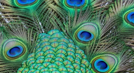 Fototapeta premium peacock feathers