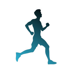 running man silhouette